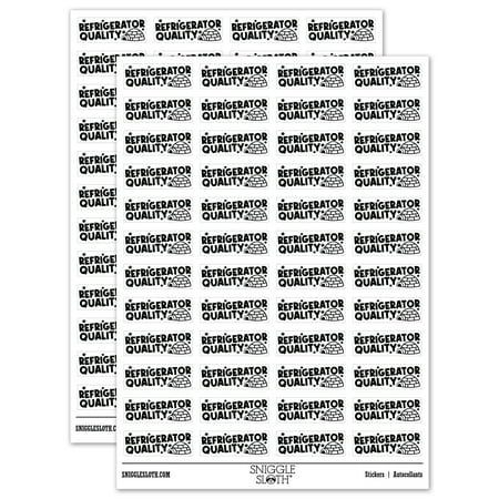 Refrigerator Quality Cool Igloo Teacher Student School Sticker Set - White - Matte Finish - 1.25 Mini