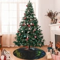 thumbnail image 7 of Yiaed Realistic Style Colorful Wolf A Print Christmas Tree Skirt , Tree SkirtsTree Mat for Christmas Winter Holiday Indoor Decorations-30", 7 of 7