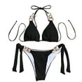 thumbnail image 1 of Eashery Bikinis for Women Bikini Set Womens Swimsuit Black L, 1 of 4