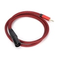 thumbnail image 3 of Cable de interconexión de señal de micrófono Bling Bling XLR macho A 3,5 mm 24 AWG, 3 of 12
