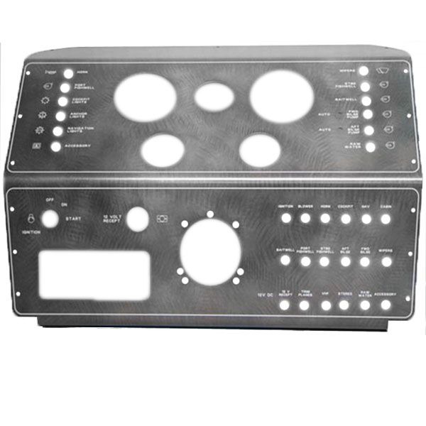 Bayliner Trophy Aluminum Boat Dash Panel Blank