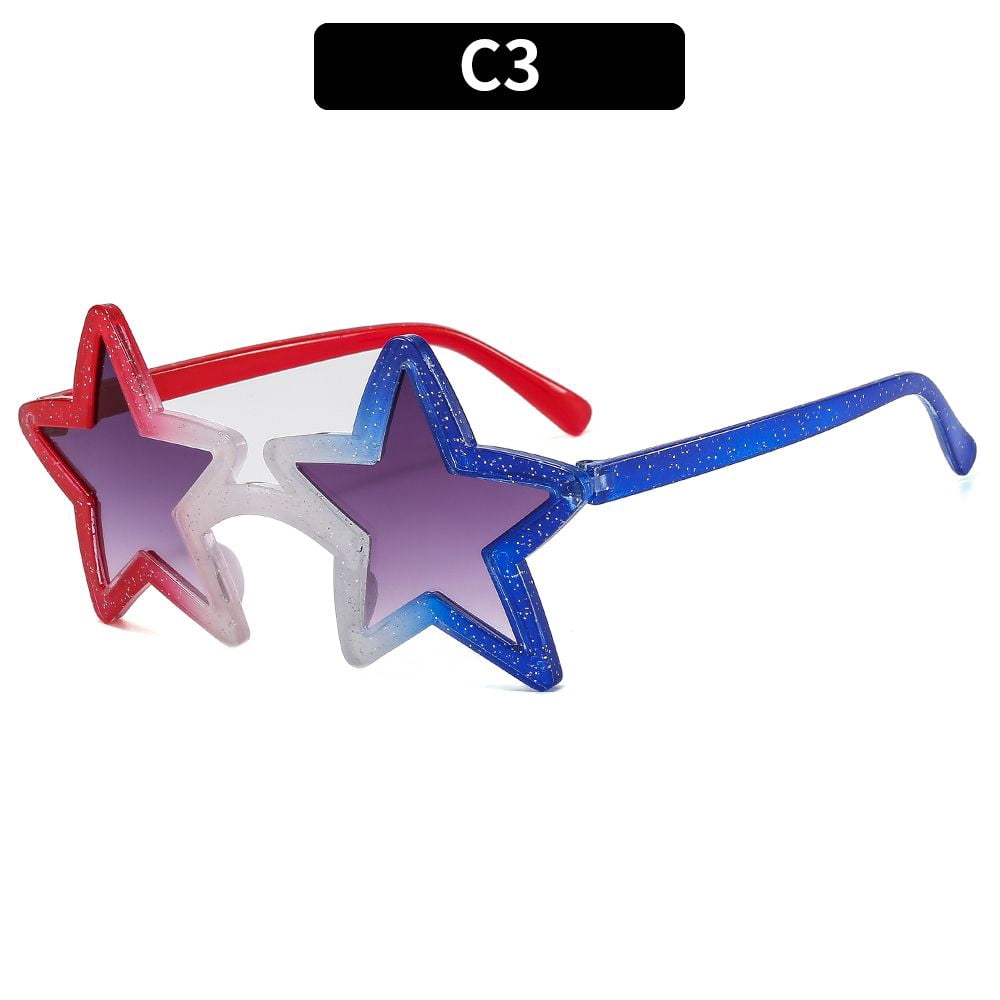Adjustable Nose Pad Sunglasses Star Shape Rimless Sunglasses  display picture 1