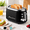 Black-2 Slice, variant on Mueller Home Retro Toaster 2 Slice 7 Browning Levels