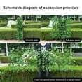 thumbnail image 3 of Expanding Trellis Fence Retractable Artificial Garden Plant Fence UV Protected Privacy Screen Garden Decoration Greenery Walls, 3 of 9