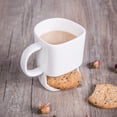 thumbnail image 1 of Dvkptbk Drinking Glass Coffee Mug with Ceramic Coffee Mug with Pocket Tea Bag Funny Human Face Ceramic Cup Storage Mouth Coffee Cup for Breakfast T Kitchen Essentials, 1 of 1