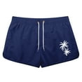 thumbnail image 3 of Wdgfv Men's Swim Trunks Hawaiian Bathing Mesh Lining Suit Swimsuits Beach Shorts with Pockets, 3 of 4