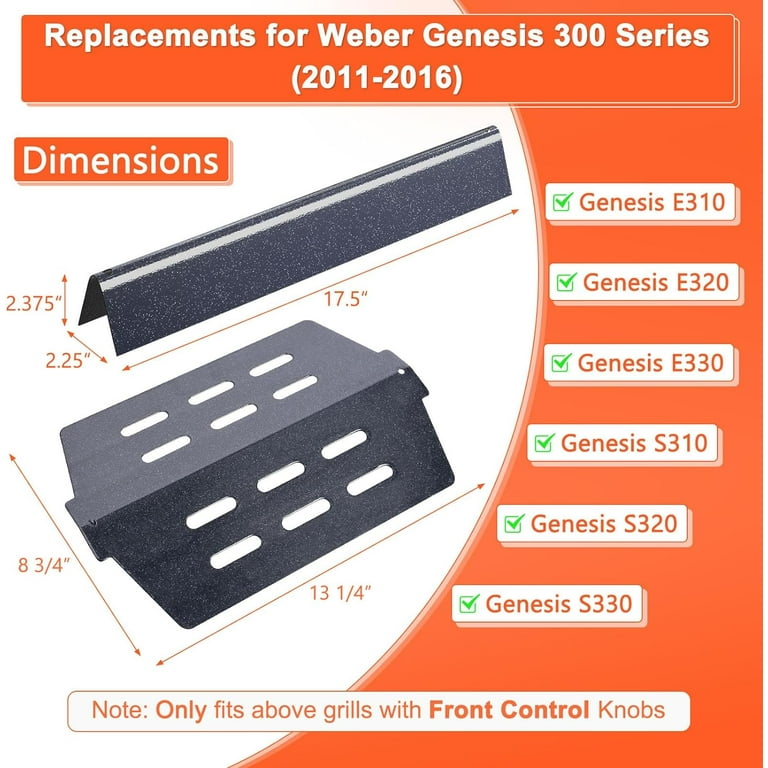 Genesis Grill Parts for Weber Genesis 300 Series Grills with Front - Main Image