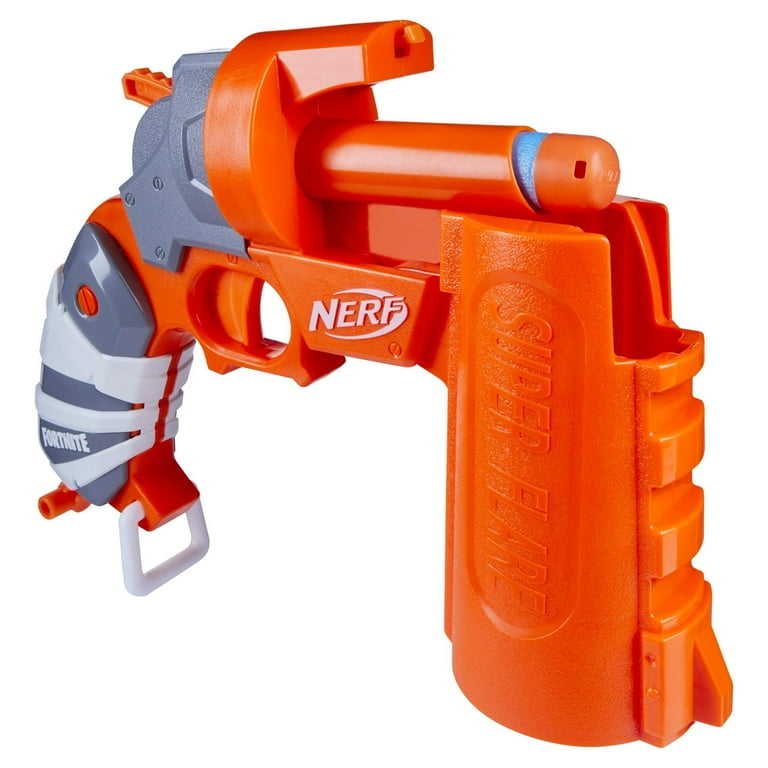 Nerf Fortnite Flare Dart Blaster, Fortnite Gun with 3 Mega Darts