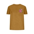 thumbnail image 2 of Fiudx Ofertas de La Semana Blusas con Estampado de Flores Pequeñas para Mujer Top de Manga Corta con Cuello Redondo, 2 of 6
