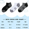 thumbnail image 6 of EALLCO 30 Pairs Boys & Girls Socks Ankle Lightweight Socks for Child 4-10 Years Old, 6 of 7