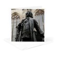 thumbnail image 5 of 3drose, Statue of Bach, St Thomas Church, Leipzig, Germany - Eu10 Dbr0081 - Dave Bartruff, 12 Greeting Cards with Envelopes, 5 of 7