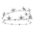 thumbnail image 5 of SWETRACE Crown of Stars Bridal Tiara Rhinestone Crown Silver Alloy 1Pack, 5 of 10