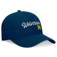 thumbnail image 3 of Men's Top of the World Navy Michigan Wolverines Heritage CeeCee Adjustable Hat, 3 of 4