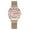Gold White, variant on Women Watch Fashion Luxury Stainless Stain Waterproof Quartz Watches Swiss Top Brand Rose Gold Ladies Wristwatch Gift