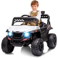 thumbnail image 2 of M optimized 12V Kids Ride On Car Truck w/Parent Remote Control, Spring Suspension, LED Lights, AUX Port, Music, 1.8-3.7 MPH for Boys Girls Aged 3-8, 2 of 7