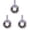 Purple, variant on ZTTD 1 Pcs Spring Summer Candle Rings Wreaths Mini Artificial Floral Wreath with Lavender for Wedding Party All Seasons Farmhouse Home Table Decoration