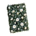 thumbnail image 4 of Panel Floral Panel Artificial de Césped con Flores Fondo de Pared Decorativo Material Pp para Instalación Fácil Función Reutilizable Adecuado para Bod Blanco, 4 of 8