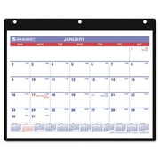 At-A-Glance SK800 Monthly Desk Pad/Wall/Ring Binder Calendar  3-Hole Punched  11 x 8-1/4