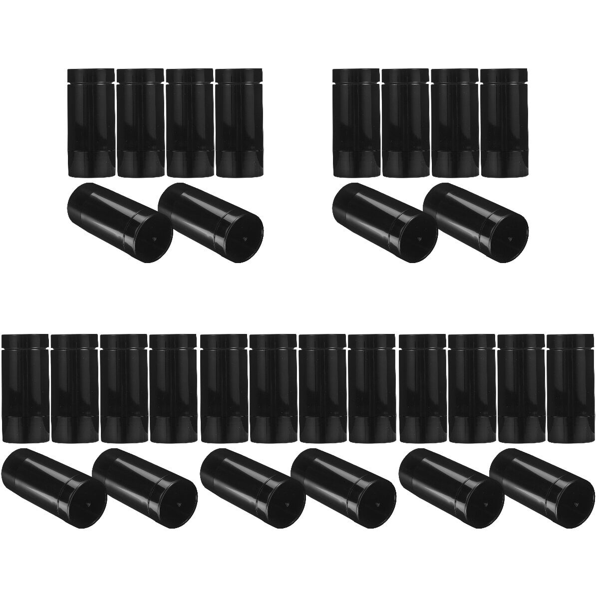 30 pcs Lip Balm Tubes Cream Tubes Plastic Deodorant Bottles Refillable