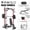 Z6-Weight Bench/Barbell/(10LB+25LB)x2 Plates, variant on Mikolo Compact 7-IN-1 Smith Machine With Cable Crossover System, 1000LBS Multi-Functional Squat Rack, Workout Station with Weight Bar, Bend Peg and Other Functional Attachments