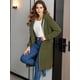 thumbnail image 3 of Sudaderas con capucha Ablanczoom Fashion, con cierre completo, para mujer, color verde militar, 3 of 6