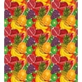 thumbnail image 3 of Colorful Duvet Cover Set, Exotic Tropical Fresh Ripe Juicy Fruits Pineapple Berries Watermelon Grape Orange, Decorative 3 Piece Bedding Set with 2 Pillow Shams, Calking Size, Multicolor, by Ambesonne, 3 of 3