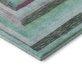 thumbnail image 3 of Addison Rugs Mayfield Premium Machine Washable Transitional Geometric Teal Rectangle Rug, 10' x 14', 3 of 7