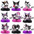 thumbnail image 5 of 9Pcs Kuromi Theme 3D Double Side Honeycomb Centerpieces Table Toppers,Cartoon Birthday Party Decorations Supplies for kids., 5 of 6