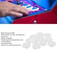 thumbnail image 3 of Gaming Replacement Button Caps, Joystick Replacement Caps ABS 18PCS Anti Fingerprint  for Upgrading Matte Black,Frosted White,Transparent, 3 of 7