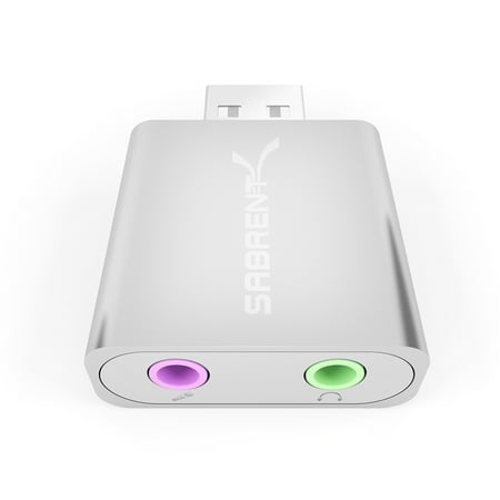 Sabrent USB External Stereo PC & MAC Sound Adapter -
