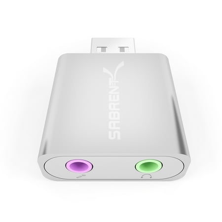 Sabrent USB External Stereo PC & MAC Sound Adapter - AU-EMAC