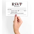 thumbnail image 3 of Inkdotpot 50 Blank RSVP Cards With White Envelopes Floral 4"x6" Response Cards-RSVP Reply Card For Wedding-Bridal Shower-Baby Shower-Rehearsal Dinner, 3 of 7