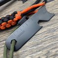 thumbnail image 5 of Arrancador de fuego Sincero con varilla de ferrocarril perforada acero mango de cordón de Paracord percutor y silbato para kits de supervivencia de emergencia senderismo camping, 5 of 5
