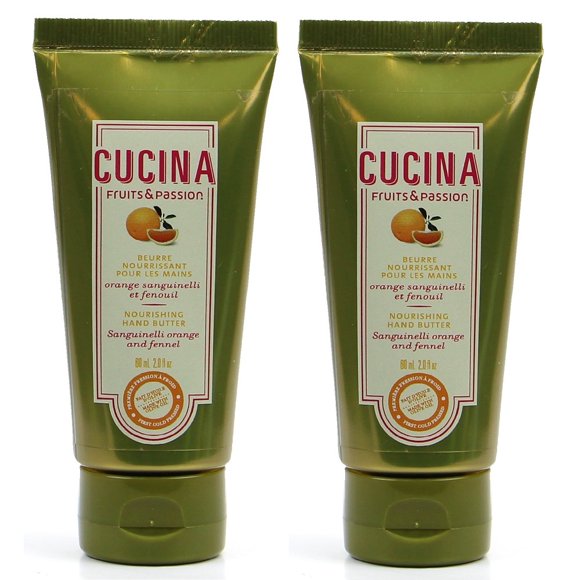 Fruits & Passion Cucina Beurre Nourrissant pour les Mains 2 Onces - Lot de 2