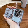 thumbnail image 1 of Galvanizada KT Gato Maquillaje Espejo Soporte TPU Teléfono Funda Para iphone14 13 12 11 Pro MAX X XR XS 6s 6 7 8 Plus Chapado Gao Jiahui unisex, 1 of 2
