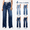 Navy, variant on Stretch High Waisted Pants for Women Casual Travel Side Drawstring Elastic Waist Pull on Straight Leg Trousers with Pockets