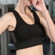 thumbnail image 5 of Sujetador de entrenamiento para mujer sujetador deportivo de malla con orificio tejido en la espalda elástico negro cómodo para correr ANGGREK Otros, 5 of 7