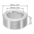 thumbnail image 2 of M6 Aluminum Spacers, 24 Pcs Metal Spacers Aluminum 6.2mm ID x 10mm OD x 4mm L Aluminum Spacer Screw Standoff Round for 1/4 or M6 Screw Bolts, 2 of 5