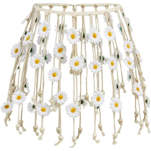 Women's 3D Floral Swimsuit Cover Up Vacation Beaded Crochet Knit Beach Skirts