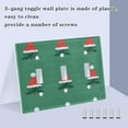 thumbnail image 3 of Yayeee Toggle Light Switch Wall Plate 2-Gang 4.56"x4.48" Decorative Outlet Cover, Christmas Trees, 3 of 7