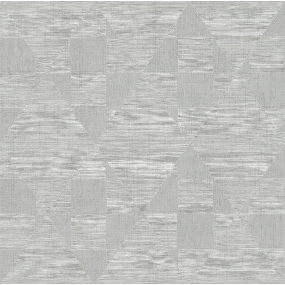 Advantage Wegener Sterling Geometric Wallpaper, 20.9-in by 33-ft, 57.48 sq. ft.