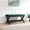Green, variant on Pawverly Modern Velvet Accent Bench Seat with Padded Cushion and Crisscross Metal Base, Decorative End of Bed Bench for Hallway Bedroom, Grey
