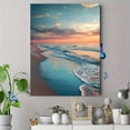 thumbnail image 4 of Qisvanset Sunset Beach Canvas Wall Art 15.75x11.81 Inches, 4 of 8
