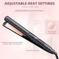 thumbnail image 6 of STARBIAO 1 Inch Flat Iron Hair Straightener and Curler, 2 in 1 Titanium Ceramic Styling Tool, Up to 450°F, Ionic, Dual Voltage, Black, 6 of 8