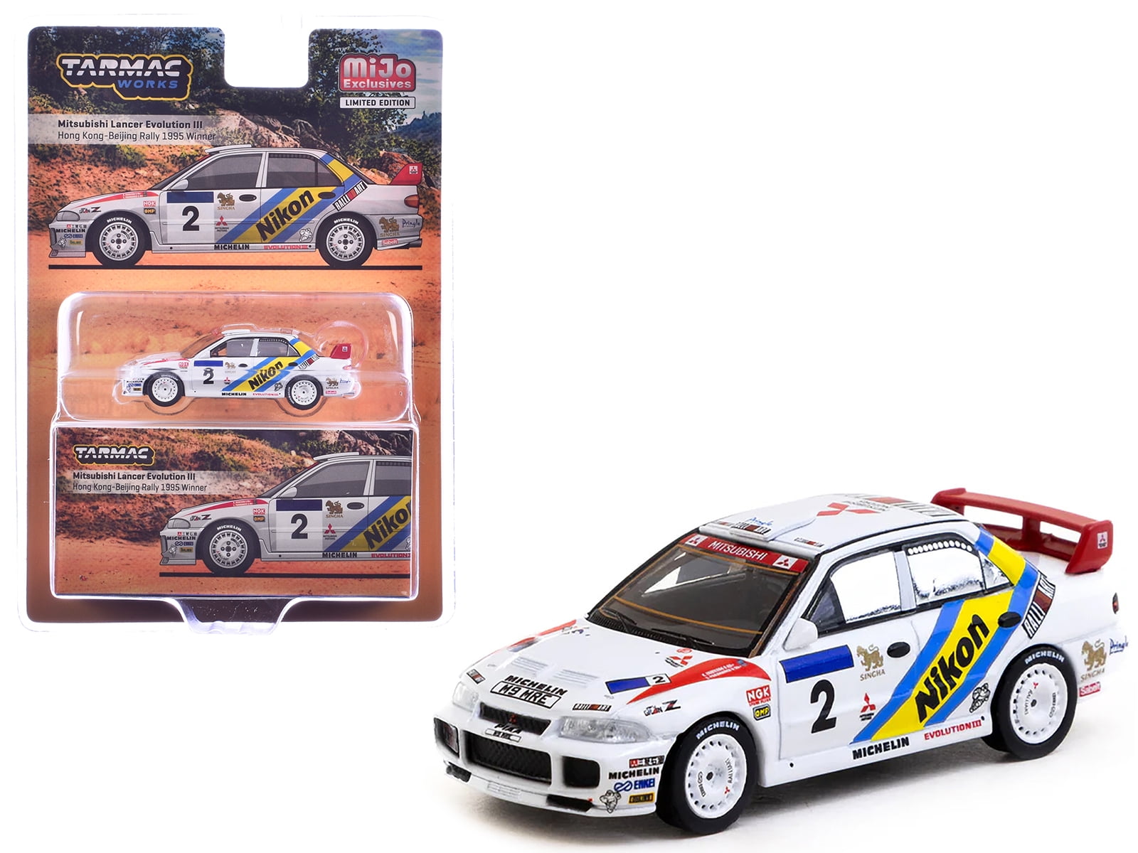 Tarmac Works T64-021-99NZD Mitsubishi Lancer Evolution VI No.1