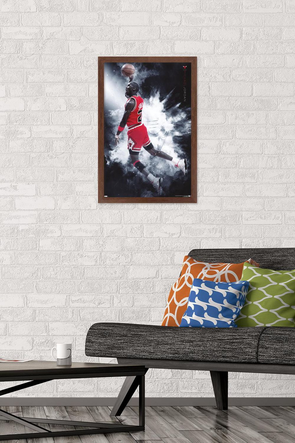 Michael Jordan - Burst Wall Poster