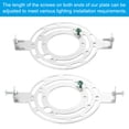 thumbnail image 5 of Uxcell 145mm (5.71") Universal Light Fixture Mounting Bracket Kit, 4set Light Crossbar Plate for Close To Ceiling Light, 5 of 6