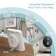 thumbnail image 5 of Reloj de ducha KADAMS, impermeable, para baño, color blanco, 5 of 8