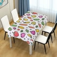 thumbnail image 4 of Yayeee Tablecloths 60" x 120" Rectangle Wrinkle Resistant Party Table Cover, Various Vegetables Pattern, 4 of 8