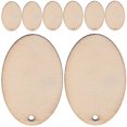 thumbnail image 2 of 50 Pcs Wood Decor Rabbit Ornament Easter Wood Discs Easter Wood Shapes Bunny Decor, 2 of 2